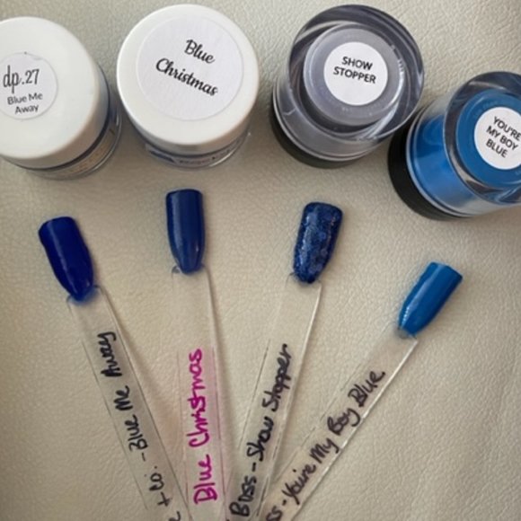 Mini Dip Bundle - I've Got the Blues - Mani Boss, Sparkle & Co, & Rocky Mountain - Picture 12 of 16
